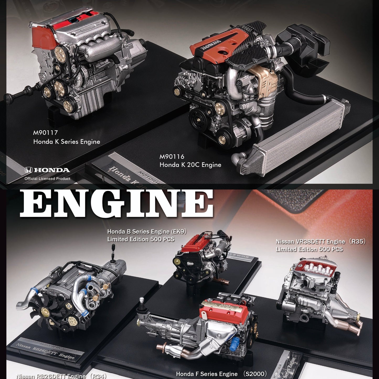 MH 2024 HEC Exhibition Limited Edition 1/18 Scale Engine Car Model