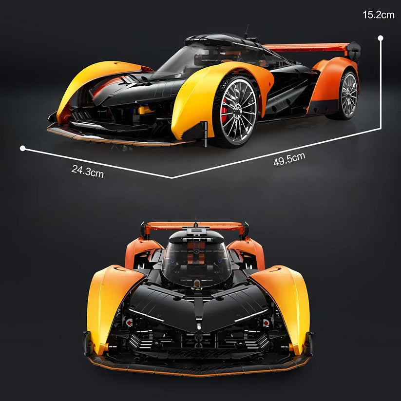 1:10 Solus GT Model 2135-Pieces Sports Car Building Blocks Toy Gift For Boys and Girls