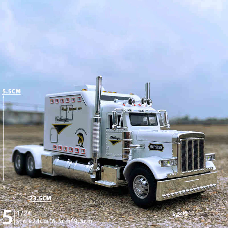 1:24 Scale Die-Cast Model Tractor Metal Toy Car Replica Collection Pre-Built Model Vehicles