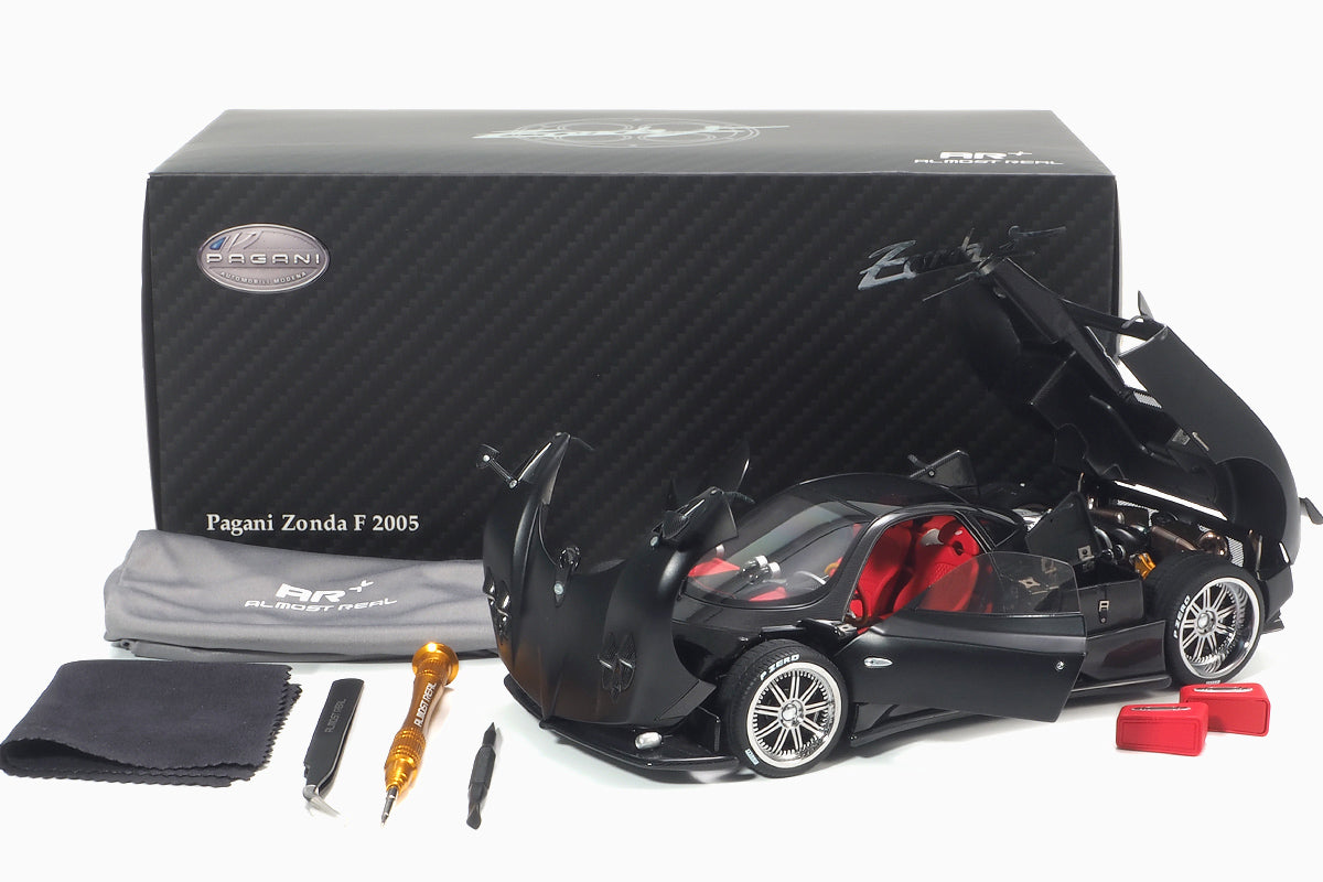 Pagani Zonda F 2005 Matt Black “Limited Edition 500” 1:18 by Almost Real