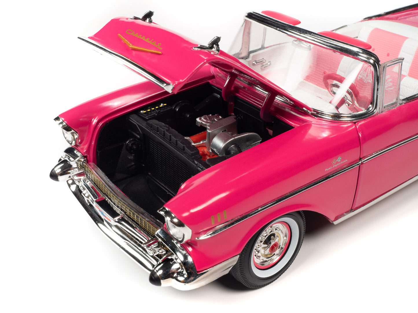 Barbie 1957 Chevy Bel Air Convertible (Pink) 1:18 Scale