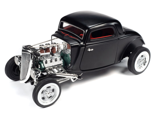 1934 3 Window Coupe High Boy Hot Rod 1:18 Scale