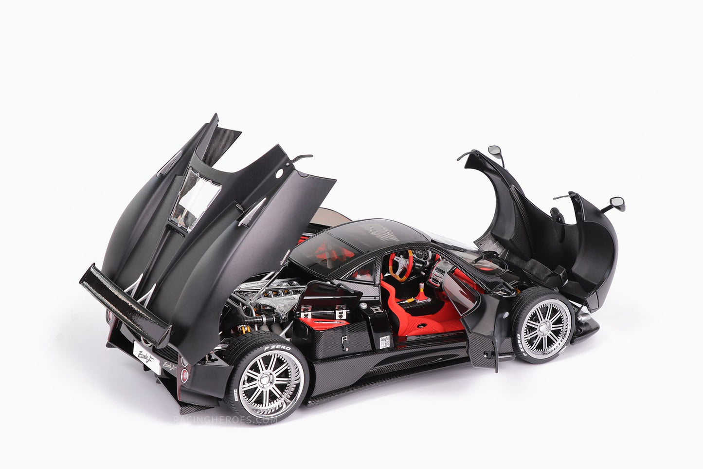 Pagani Zonda F 2005 Matt Black “Limited Edition 500” 1:18 by Almost Real