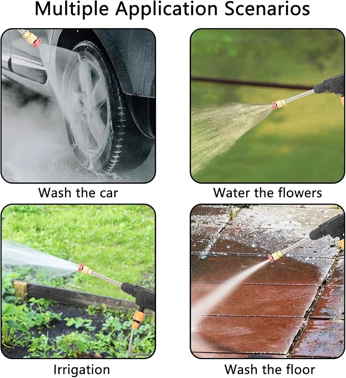 [🔥Last Day!! Buy 1 Get 1 Free🔥] Cordless Portable High Pressure Spray Water Gun
