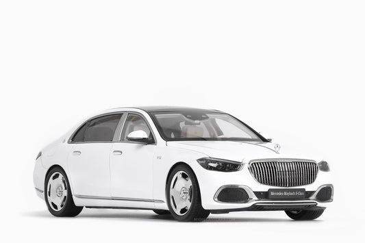 Mercedes – Maybach S-Class 2021 Diamond White 1:18 by Almost Real