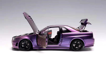 1/18 Motorhelix Nissan (R34) Z-Tune Diecast Car Model Limited