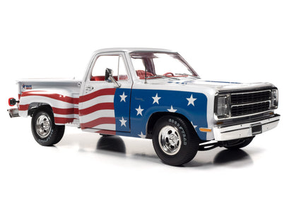 "PRE-ORDER" 1980 Stepside Patriotic Pickup 1:18 Scale (DUE JUNE 2023)