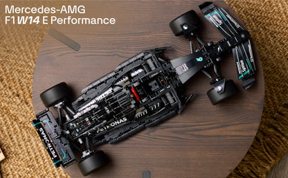 1/8 F1 W14 E Performance Race Car Building Set, Scale Model Car Gift for Adults, Authentically Detailed Build and Display Model