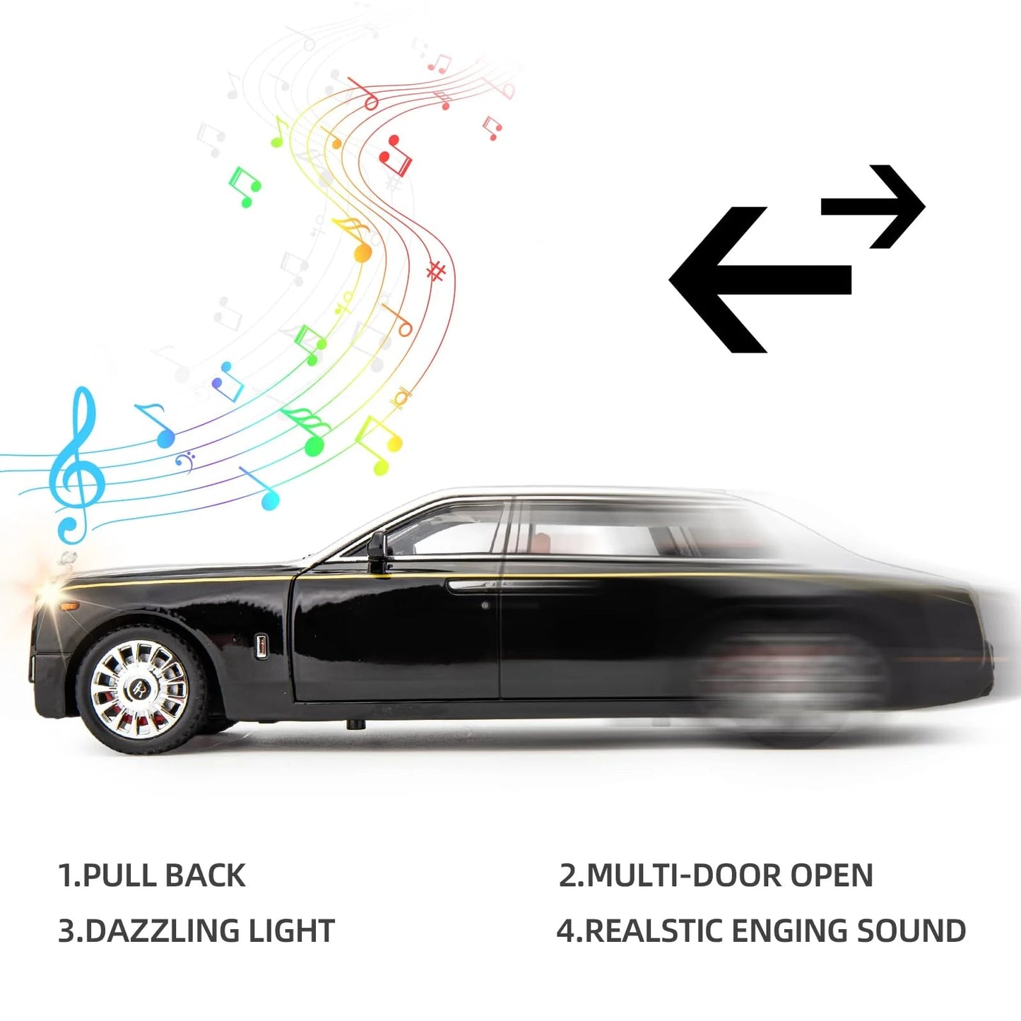 1/18 Rolls-Royce Phantom Model Car