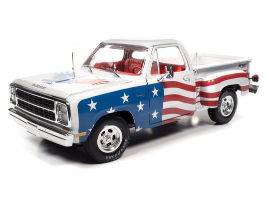 "PRE-ORDER" 1980 Stepside Patriotic Pickup 1:18 Scale (DUE JUNE 2023)