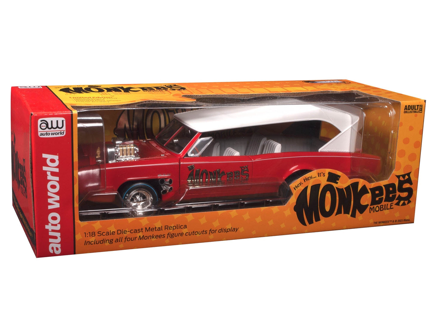 "PRE-ORDER" Monkeemobile 1:18 Scale (DUE JUNE 2023)